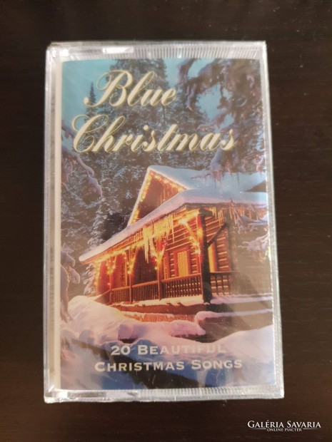 Blue Christmas karcsonyi magn kazetta , bontatlan, Angol nyelv