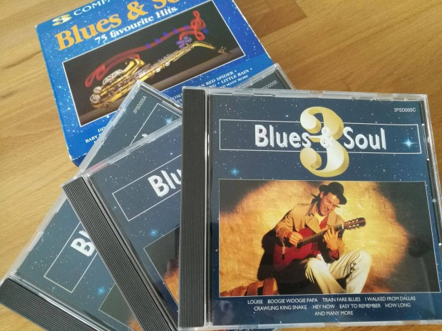 Blues and soul - 75 favourite hits (Long Island Music Company,EU, 3CD)