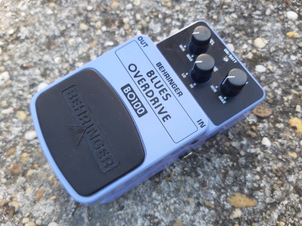 Blues overdrive elektromos gitr effekt pedl + adapter