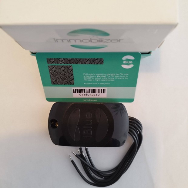Bluetooth, iblue Immobilizer, okostelefonnal kezelhet�