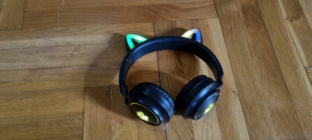 Bluetooth fejhallgat, FM rdi,  micro sd "Likesmart Cat Ears"