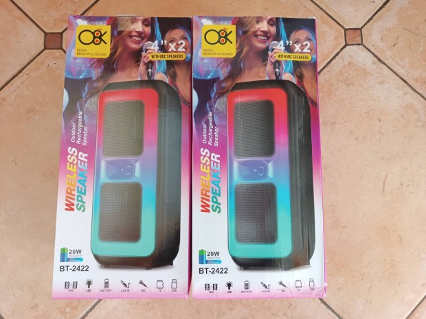 Bluetooth hangszr , hangfal , karaoke , mikrofonnal ,