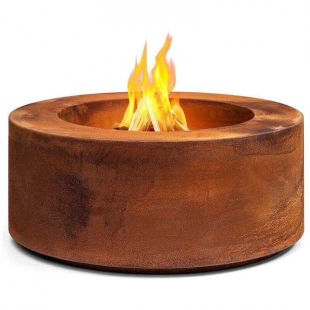 Blumfield Desert Rust Round tűzrakóhely, virágcserép, 60cm, acél