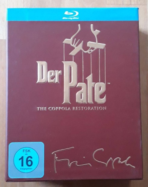 Bluray A Keresztapa a Coppola restaurls teljes 1 dobozban