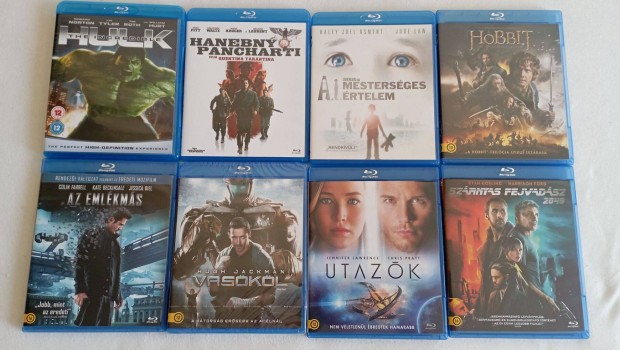 Bluray,blu-ray,filmek,Hobbit,vasököl,stb