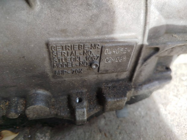 Bmw 8hp70x automataváltó F10 F11 F07 F01