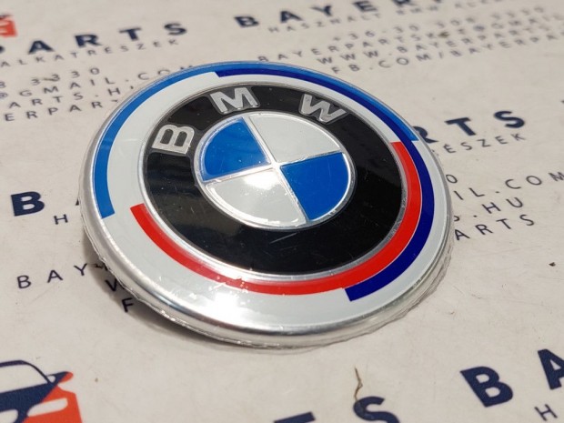 Bmw E46 E90 F30 stb. 74mm bontott hátsó 50th embléma