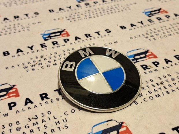 Bmw E46 E90 F30 stb. 74mm bontott hátsó embléma