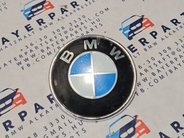 Bmw E46 E90 F30 stb. 74mm bontott h�ts� embl�ma