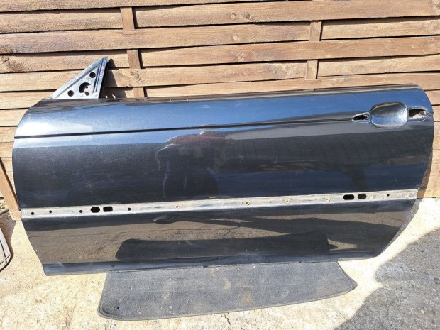 Bmw E46 coupe cabrio fekete black sapphire bal ajtó