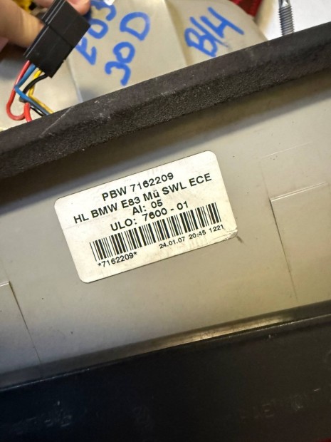 Bmw E83 LCI bal hts lmpa