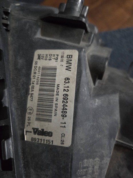 Bmw E87 bal oldali l�mpa 