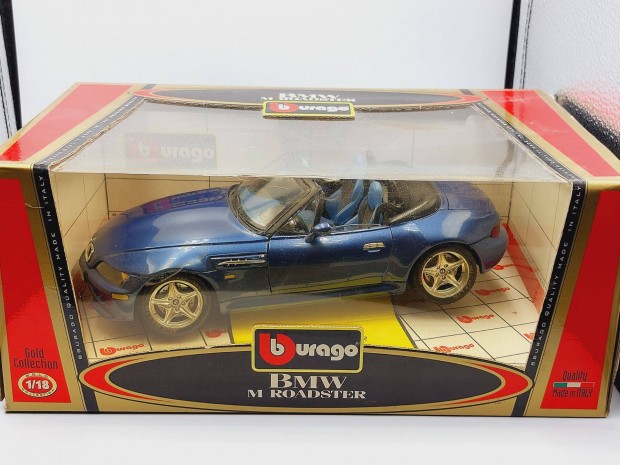 Bmw M Roadster Bburago dobozos 1:18 1/18 modellaut