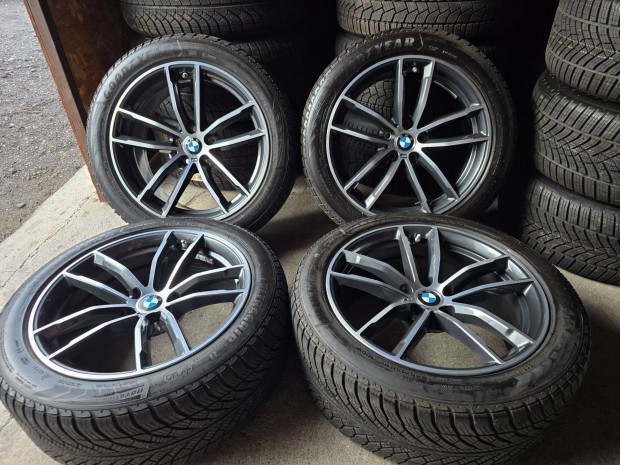 Bmw alufelni 18 felni 5x112 g30 g31 g26 i4 goodyear téli gumi