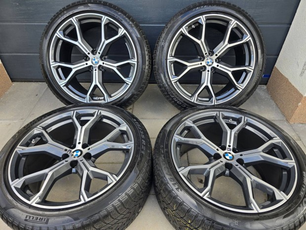 Bmw alufelni 21 felni 5x112 x5 g05 x6 g06 pirelli téli gumi