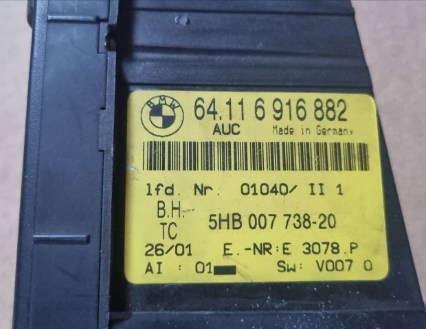 Bmw e46 klmapanel
