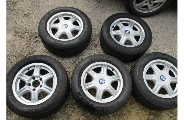Bmw gyári alufelni garnitúra:5x120 7Jx15 Et47+pótkerék