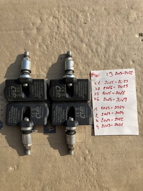 Bmw tpms nyomás szenzor i3 x1 x2 x5 x6 1 2 3 4