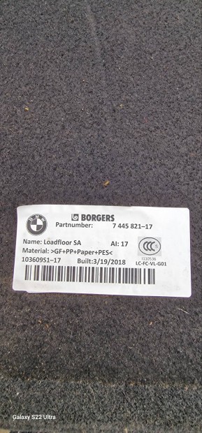Bmw x3 g01 Csomagtartó Padló