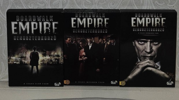 Boardwalk Empire-Gengszterkorz-Teljes 1.-2.-3. vad-3x5 DVD 