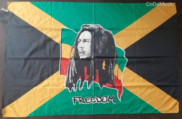 Bob Marley - Freedom - Poszter Zszl - 70x104 (j)