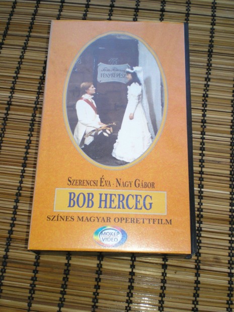 Bob herceg sznes magyar operett film VHS Csak telefonon!