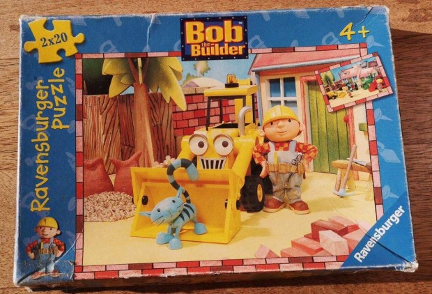 Bob the builder, 2 db 20 db-os Ravensburger puzzle