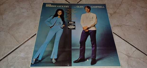 Bobbie Gentry Glen Campbell bakelit hanglemez