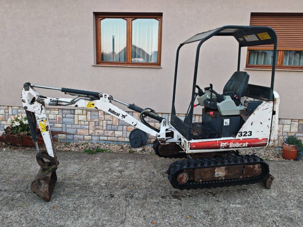 Bobcat 323 Kotrgp roks rakodgp szlesthet nyomtvval