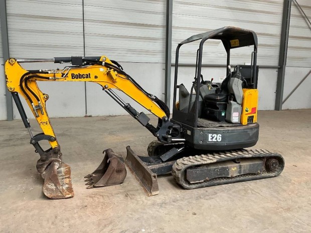 Bobcat E 26 EM / 3.570 h üzemóra / Lízing 20%-tól