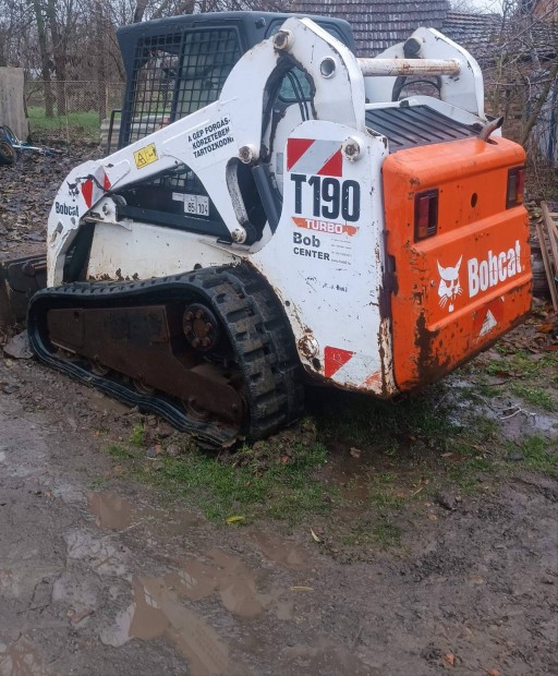 Bobcat T 190 gumihevederes 3.5 Tonns rakodo gp  elad !