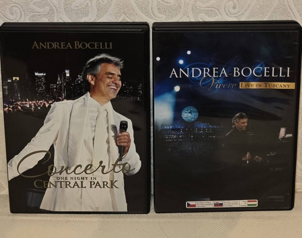 Bocelli DVD:One night in Central park/Live in Tuscany