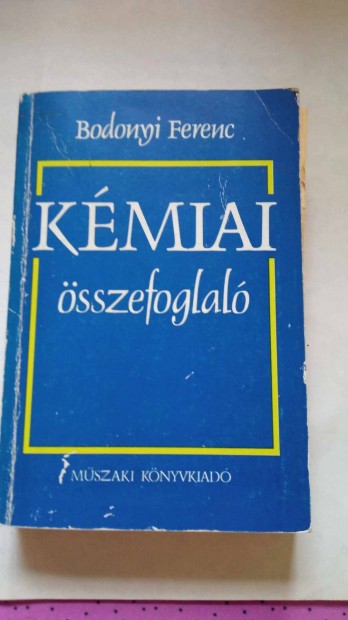 Bodonyi Ferenc : Kmiai sszefoglal 1987. v 500 Ft