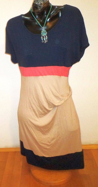 Bodyflirt moletti oldaln csavart s rncolt dekoratv ruha XL