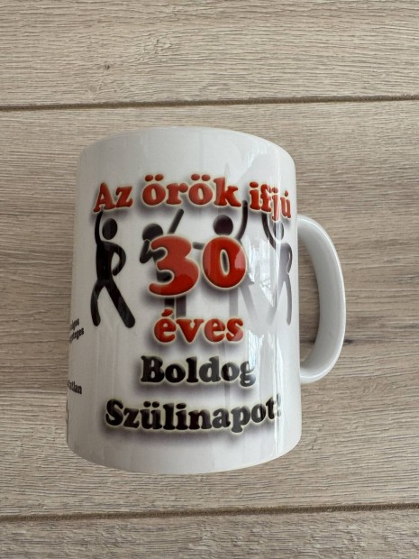 Bögre 30-adik születésnapra
