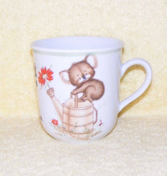 Bohemia mesés koalamacis porcelán bögre