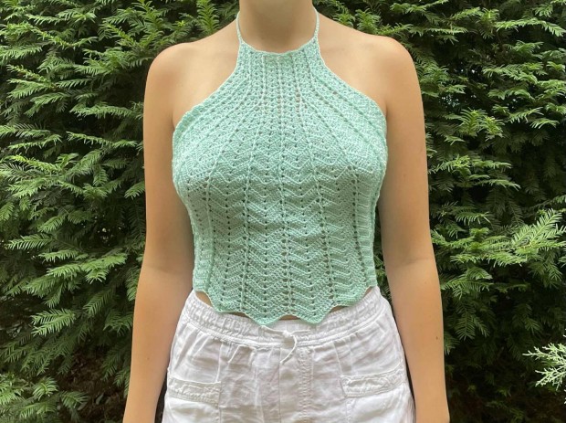 Boho top kzzel horgolt 