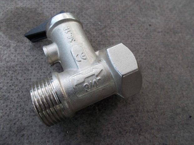 Bojler nyomstart visszacsap szelep rits 3/4" vagy 1/2"