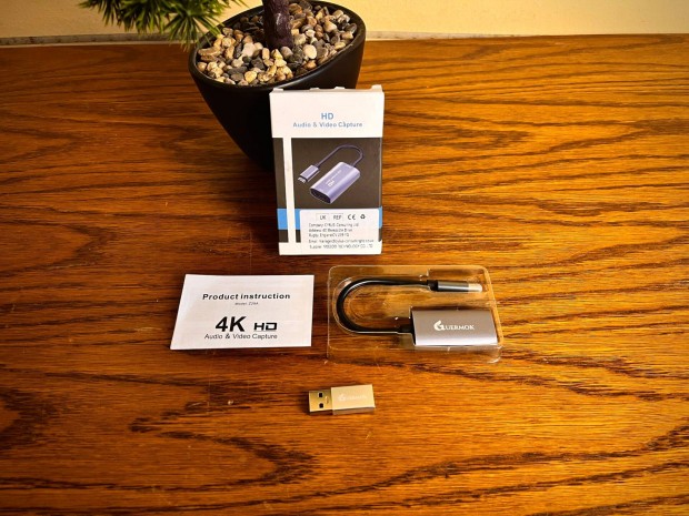 Bolti r alatt! Guermok Video Capture Card, USB 3.0 HDMI to USB C