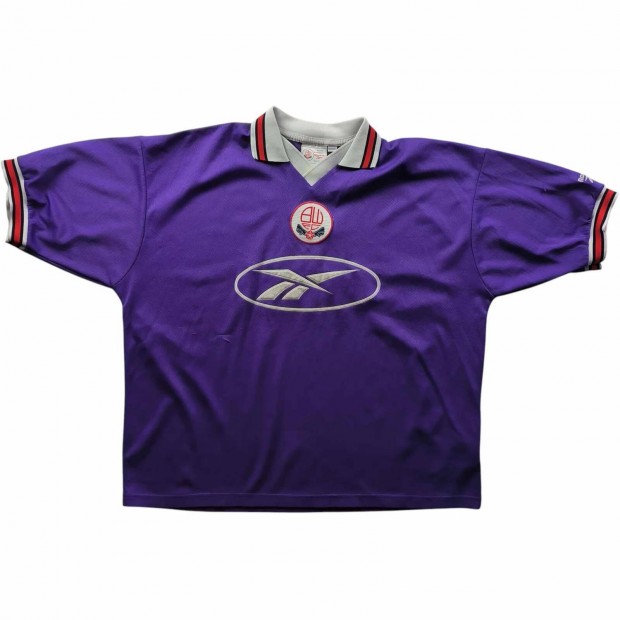 Bolton Wanderers 1997-98 Reebok vendg foci mez XXL-es