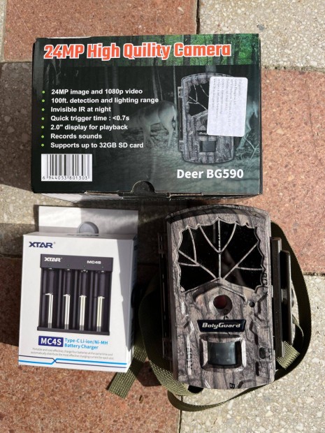 Boly Guard Deer BG590-24MHD vadkamera szett (akku+tlt+SD memria)