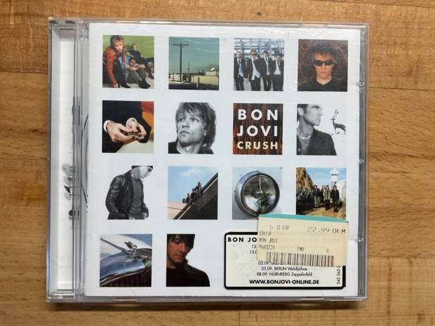 Bon Jovi - Crush, cd lemez