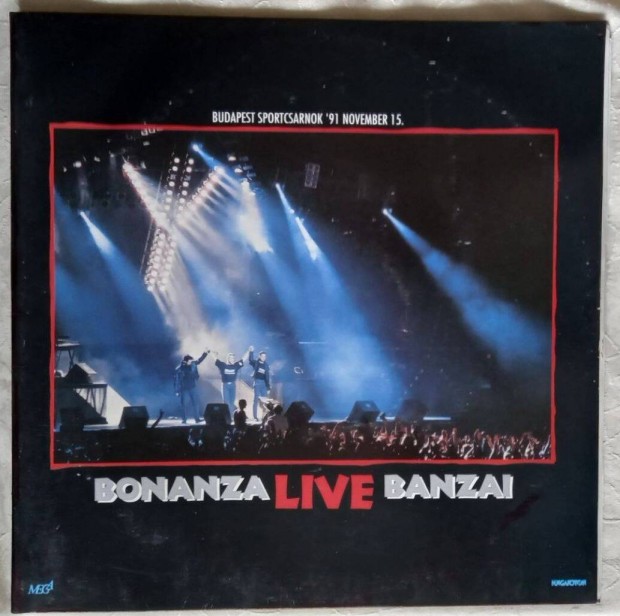 Bonanza Banzai Koncer lemeze LP bakelit