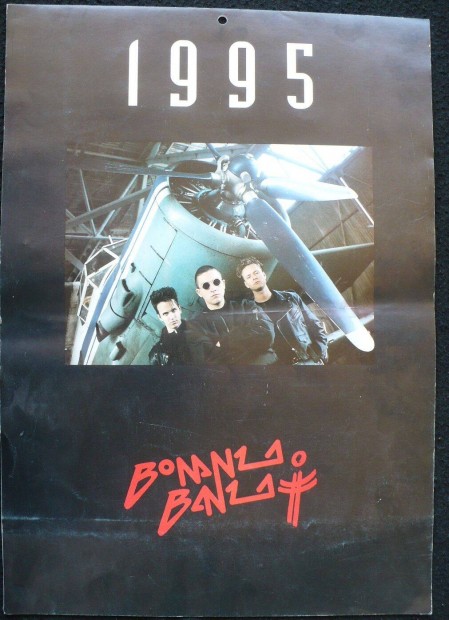 Bonanza Banzai relikvia: 1995-s falinaptr (41x29 cm)