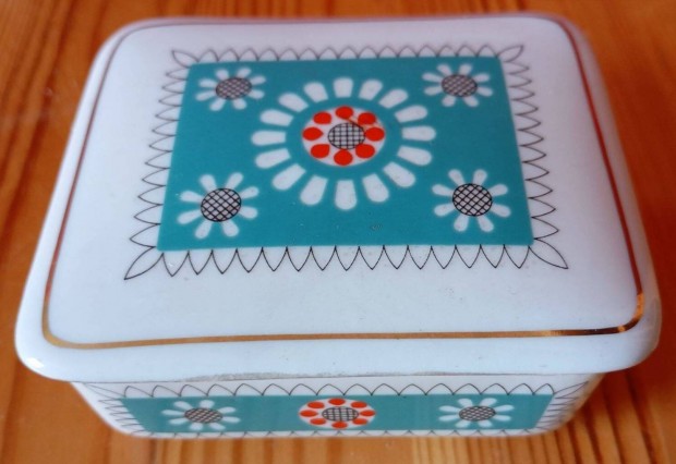 Bonbonier porceln hollhzi cukortart 9x7x4 cm