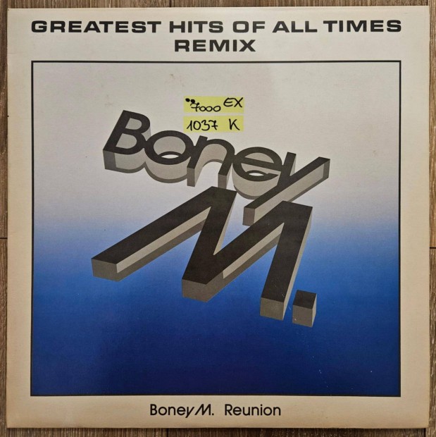 Boney M. Greatest Hits Of All Times - Remix bakelit lemez, hanglemez