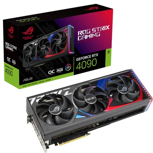 Bontatlan Asus ROG Strix Geforce Rtx 4090 24GB OC Gddr6X - 3 v Gari