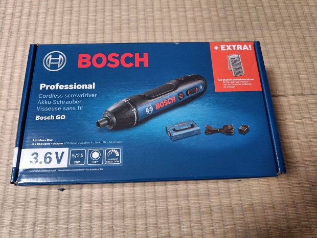 Bontatlan Bosch GO akkus csavaroz elad szmlval, garancival