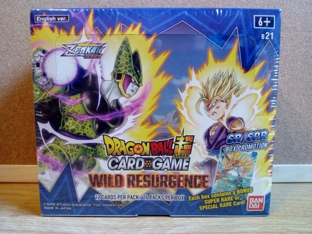 Bontatlan Dragon Ball BT21 Wild Resurgence Display