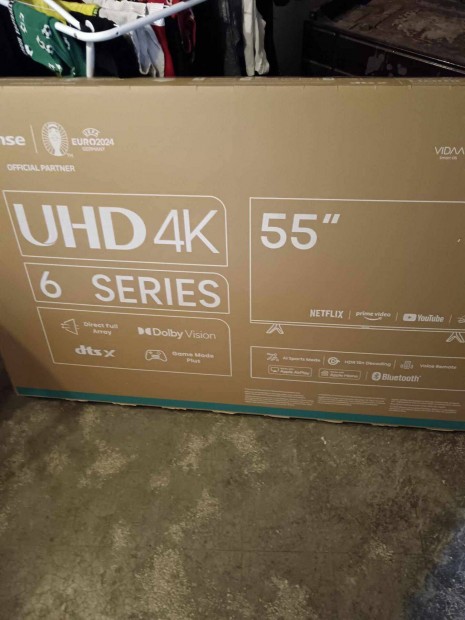 Bontatlan Hisense 55A6K 4K UHD Smart LED TV Garancival 2024.01.31.-n